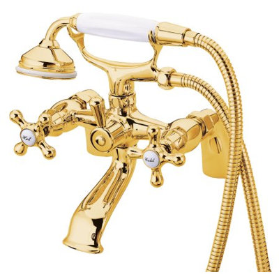 Elements of Design Charleston Deck Mount Diverter Tub / Shower Faucet
