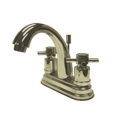 Elements of Design Tampa Centerset Bathroom Faucet with Double Cross Handles