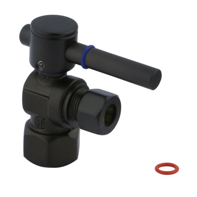 Elements of Design Quarter Turn Ball Valve 1/2" FIP X 3/8" O.D. Compression