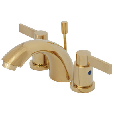Elements of Design NuvoFusion Double Handle C Spout Mini Widespread Bathroom Faucet