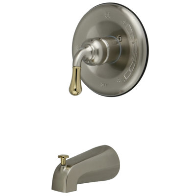 Elements of Design Single Handle Wall Mount Tub Only Faucet Lever Handle