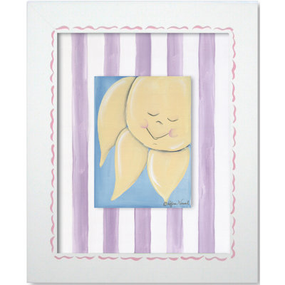 Doodlefish Moon and Star Sun Framed Giclee Wall Art
