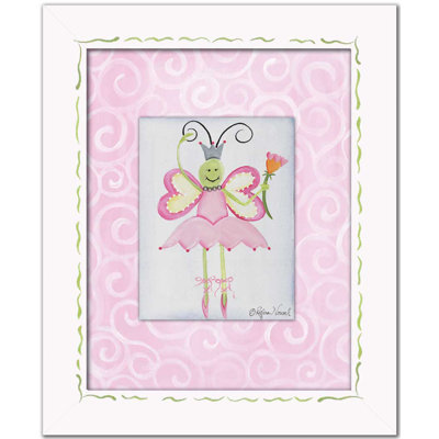 Doodlefish Ballerina Ballerina Framed Giclee Wall Art