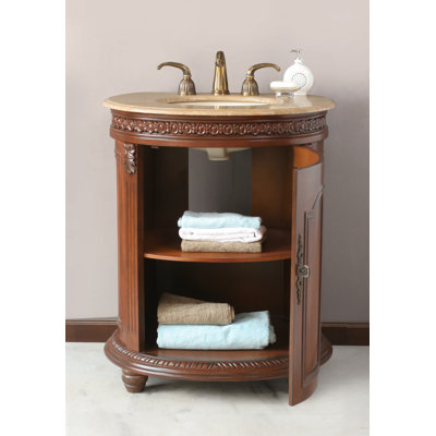 Virtu Compania Single 30" Bathroom Vanity in Antique Cherry