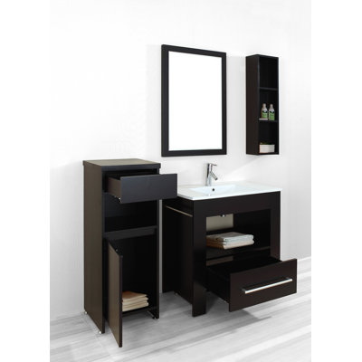 Espresso Bathroom Vanity on Virtu Masselin Single 32  Bathroom Vanity Set In Espresso   Wayfair