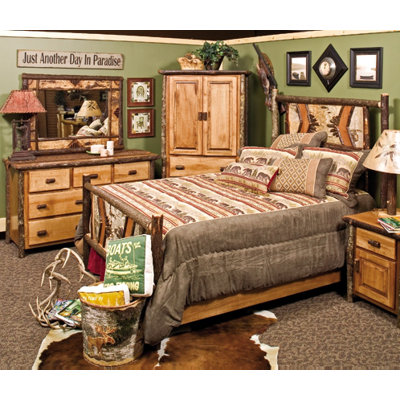 Click To Image : Hickory Panel Bedroom Collection by Fireside Lodge Now