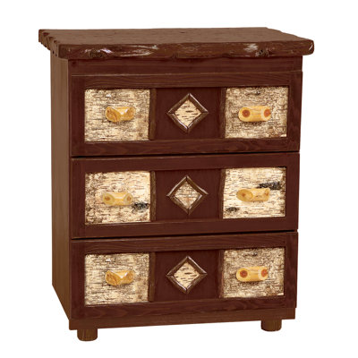 Enclosed Cedar Nightstand in Vintage Cedar by Fireside Lodge -image
