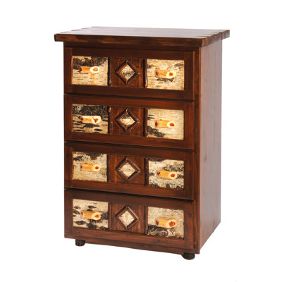 Click To Image : Adirondack 4 Drawer Chest by Fireside Lodge Now