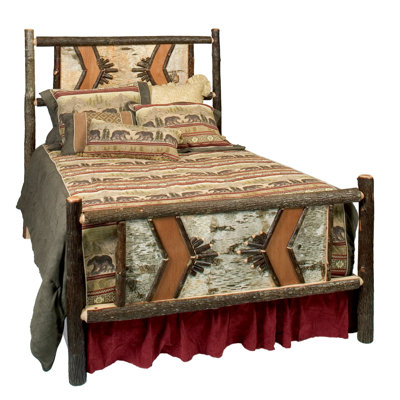 Click To Image : Hickory Panel Bed by Fireside Lodge Now
