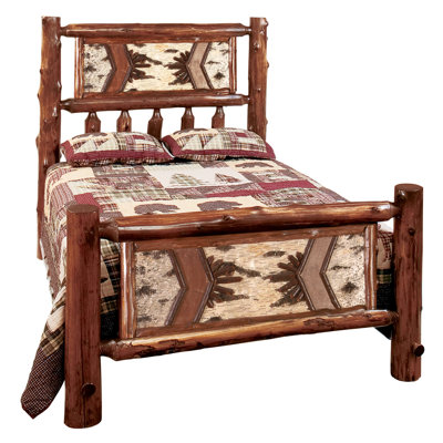 Click To Image : Adirondack Slat Bed by Fireside Lodge Now