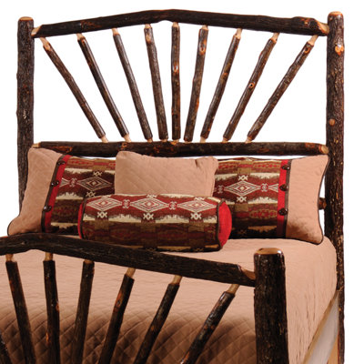 Click To Image : Hickory Sunburst Headboard by Fireside Lodge Now
