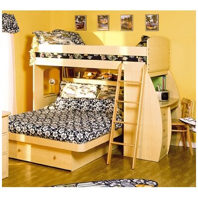 Sierra Twin Space Saver Loft Bed with Desk and Storage | Wayfair