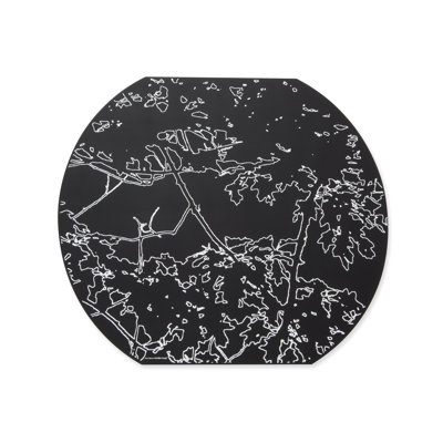 Modern-Twist Meadow Round Placemat