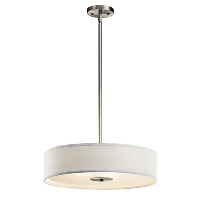 Kichler Crystal Persuasion 3 Light Drum Pendant