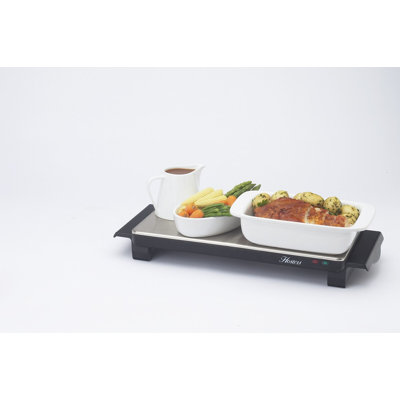 Hostess Aficionado Cordless Hot Tray in Brushed Steel