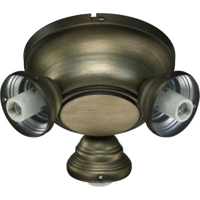 Quorum Salon Three Light Ceiling Fan Light Kit