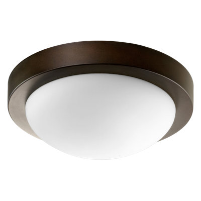 Quorum Two Light Flush Mount