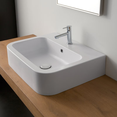 Counter Single Hole Bathroom Sink - Art. 8094 Features: -Bathroom sink ...