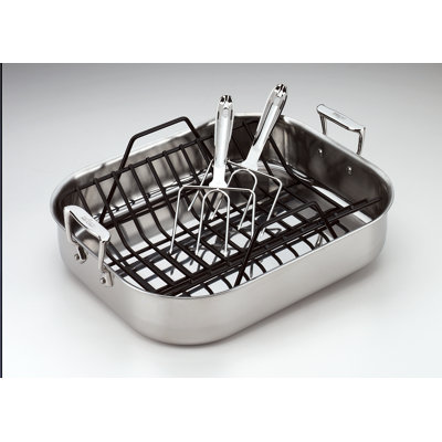 All-Clad Stainless Large Roasting Pan with Rack