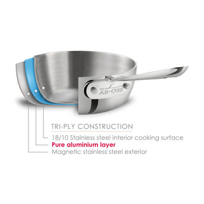 All-Clad Stainless 6-qt. Saute Pan with Lid