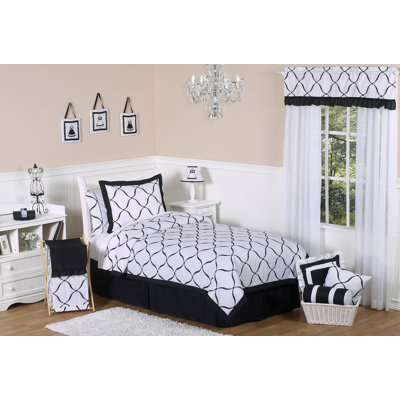 Sweet Jojo Designs Black and White Princess Lamp Shade