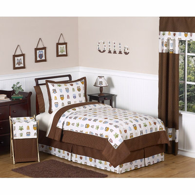 Sweet Jojo Designs Owl Collection Window Panels 