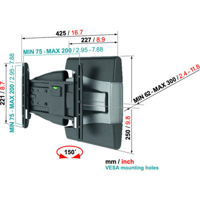 Vogel's LCD-Wandhalter Motion "8000"