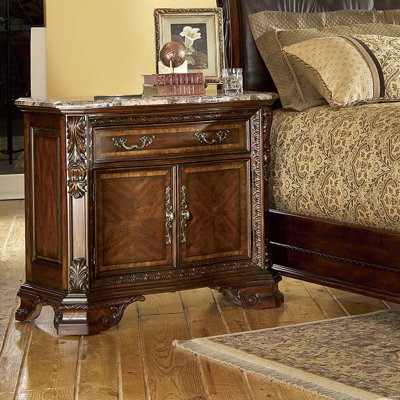 Old World 1 Drawer Nightstand by A.R.T. -image