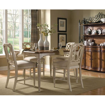 A.R.T. Provenance Counter Height Chair in Distressed Ivory