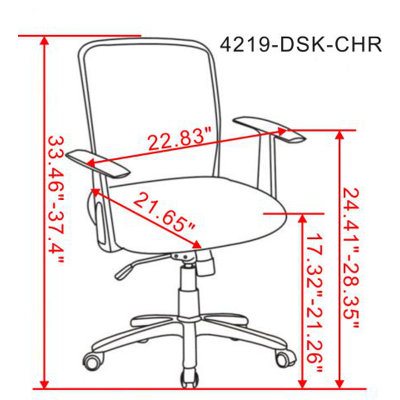 Chintaly Imports High-Back Office Chair