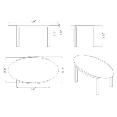 Chintaly Imports Lafayette 5 Piece Dining Set