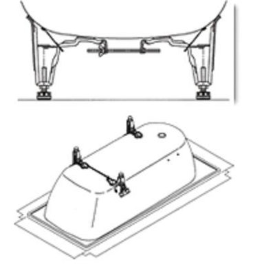 Kaldewei Centro Duo 18.5" x 78.74" Bath Tub in White