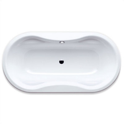 Kaldewei Mega Duo 17.72" x 70.87" Oval Bath Tub in White