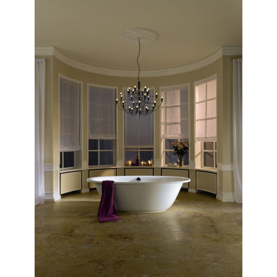 Kaldewei Luxxo Duo 17.72" x 74.8" Oval Bath Tub in White