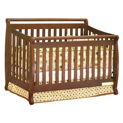 AFG Furniture Athena Amy Convertible Crib with Toddler Rail in Cherry