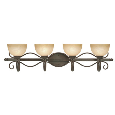 Riverton Vanity Light in Peppercorn