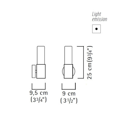 Zaneen Lighting Onsen ADA Wall Sconce