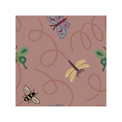 Joy Carpets Nature Rose Wing Dings Novelty Rug