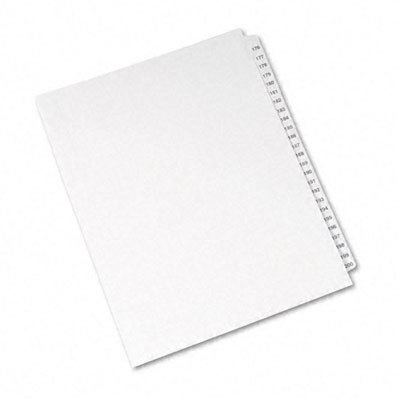 Avery Consumer Products Avery-Style Legal Side Tab Divider, Title: 176-200, Letter, White, One Set                                                   