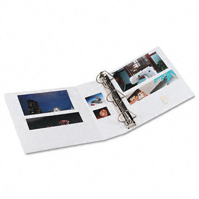 Avery Consumer Products Durable Slant Easy Insert Ring View Binder, 3in Capacity, White