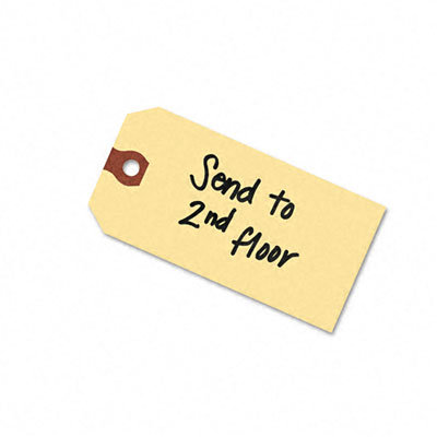 Avery Consumer Products Unstrung Shipping Tag w/Reinforced Eyelet, Paper, 5-3/4 x 2-7/8, Manila, 1000/Pk                                             