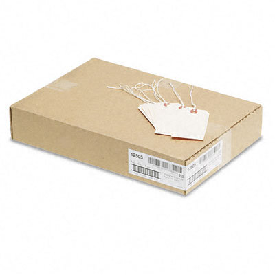 Avery Consumer Products Shipping Tag w/Reinforced Eyelet, Paper/Twine, 4-3/4 x 2-3/8, Manila, 1000/Pack                                              