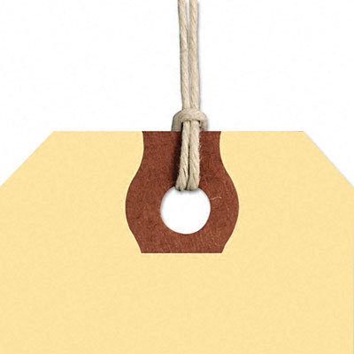 Avery Consumer Products Shipping Tag w/Reinforced Eyelet, Paper/Twine, 4-3/4 x 2-3/8, Manila, 1000/Pack                                              