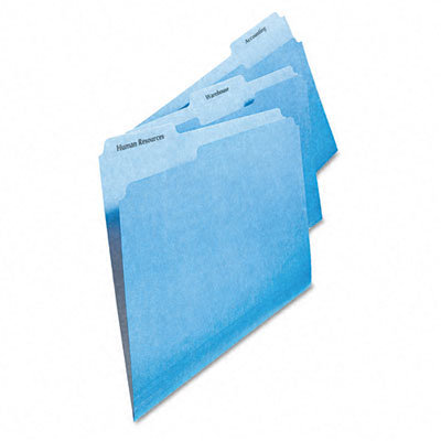 Avery Consumer Products Self-Adhesive Filing Labels, 3-7/16 x 2/3, Clear, 30 per Sheet, 450/Pack                                                     