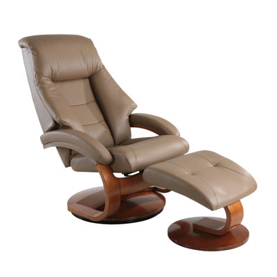 Mac Motion 58 Oslo Series Leather Ergonomic Recliner & Ottoman & Reviews | Wayfair