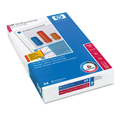HP Multipurpose Copy/Laser/Inkjet Paper, 96 Brightness, 20lb, Legal, 500 Sheets