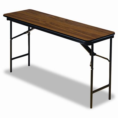 Iceberg Enterprises Premium Wood Laminate 18" x 72" Folding Table