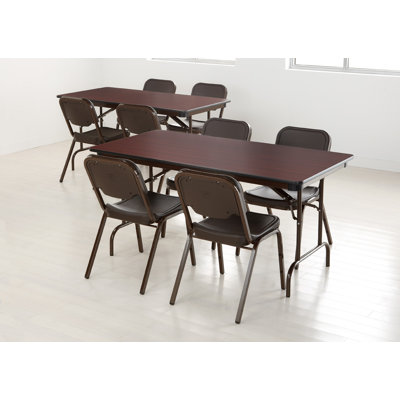 Iceberg Enterprises Premium Wood Laminate 30" x 60" Folding Table