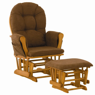 Storkcraft Custom Hoop Glider and Ottoman