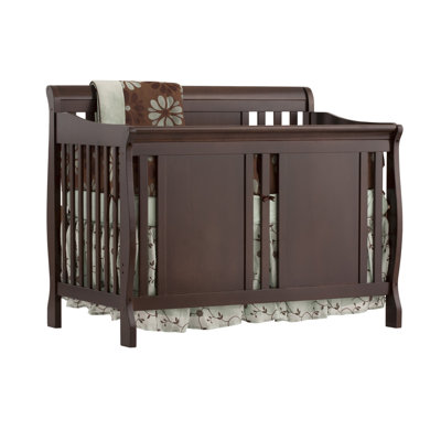 Storkcraft Verona Fixed Side Convertible Crib in Espresso